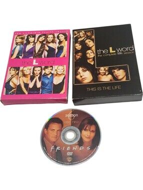 The L Word Seasons 4 & 5 DVDs Plus Bonus Friends Season 6 Disc 2